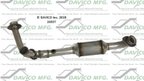 Davico 16037 Catalytic Converter - Center - view 1