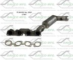 Davico 17307 Catalytic Converter - Left - view 1