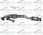 Davico 17420 Catalytic Converter - Rear - view 1