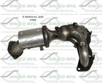 Davico 17462 Catalytic Converter - Front - view 3