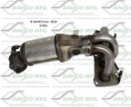 Davico 17491 Catalytic Converter - Front - view 2