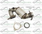 Davico 17515 Catalytic Converter - Front - view 1