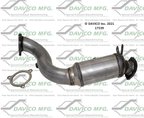 Davico 17539 Catalytic Converter - Front - view 1