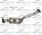 Davico 17552 Catalytic Converter - Center - view 3