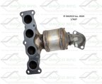 Davico 17607 Catalytic Converter with Integrated Exhaust Manifold - Front - view 2