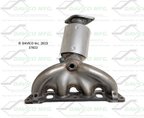 Davico 17622 Catalytic Converter with Integrated Exhaust Manifold - Front - view 2
