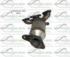 Davico 18322 Catalytic Converter - Front Right - view 2