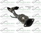 Davico 18453 Catalytic Converter - Rear - view 3