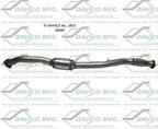 Davico 18465 Catalytic Converter - Center - view 1