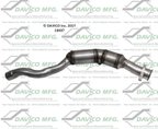 Davico 18487 Catalytic Converter - Left - view 2