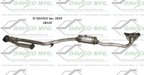 Davico 18524 Catalytic Converter - Left - view 3