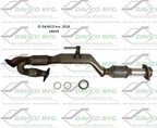 Davico 18539 Catalytic Converter - Center or Rear - view 1