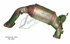 Davico 19247 Catalytic Converter - Front Left - view 1