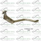 Davico 19261 Catalytic Converter - Left - view 2