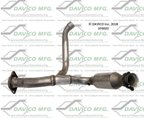 Davico 193602 Catalytic Converter - Front Right - view 1