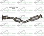 Davico 19421 Catalytic Converter - Center - view 1