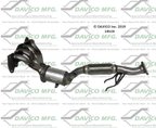 Davico 19524 Catalytic Converter - Front or Right - view 3