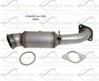 Davico 19545 Catalytic Converter - Front - view 1