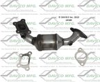 Davico 19589 Catalytic Converter - Front Left - view 1