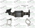 Davico 19590 Catalytic Converter - Front Right - view 2
