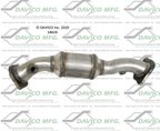 Davico 19625 Catalytic Converter - Right - view 3