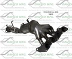 Davico 19629 Catalytic Converter - Front - view 3