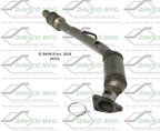Davico 19721 Catalytic Converter - Left - view 3