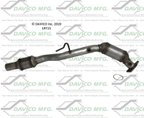Davico 19721 Catalytic Converter - Left - view 1