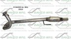 Davico 23215 Catalytic Converter - Center - view 2