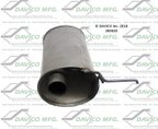 Davico 290420 Exhaust Muffler - Center - view 2
