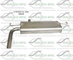 Davico 390359 Exhaust Muffler Assembly - Rear - view 2