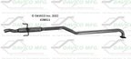 Davico 628811 Exhaust Resonator Pipe - Center - view 2