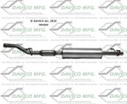 Davico 799359 Catalytic Converter and Muffler Assembly - Center - view 1