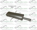 Davico 898897 Exhaust Muffler - Rear - view 2