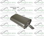 Davico 898904 Exhaust Muffler - Rear - view 2