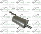 Davico 898922 Exhaust Muffler - Rear - view 2