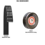 Dayco 5040343K1 Serpentine Belt Drive Component Kit - Air Conditioning and Idler - view 2