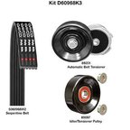 Dayco D60968K3 Serpentine Belt Drive Component Kit - Main Drive - view 1