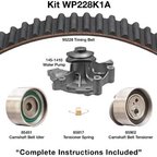 Dayco WP228K1A Engine Timing Belt Kit with Water Pump - view 2