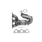 Eastern Convertors 40777 Catalytic Converter with Integrated Exhaust Manifold - Front Right - view 1