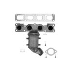 Eastern Convertors 40963 Catalytic Converter with Integrated Exhaust Manifold - Front - view 1