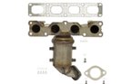 Eastern Convertors 40963 Catalytic Converter with Integrated Exhaust Manifold - Front - view 2