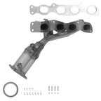 Eastern Convertors 41184 Catalytic Converter with Integrated Exhaust Manifold - Front - view 3