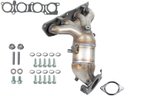 Eastern Convertors 41396 Catalytic Converter with Integrated Exhaust Manifold - Front - view 4