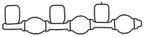 Elring 574.120 Engine Intake Manifold Gasket - view 3