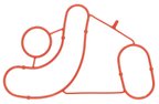 Elring 633.540 Engine Oil Cooler Gasket - view 5