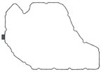 Elring 822.480 Engine Oil Pan Gasket - Lower - view 3