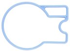 Elring 870.330 Fuel Injection Throttle Body Mounting Gasket - view 2