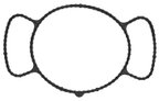 Elring 966.530 Engine Crankcase Half Gasket - Front - view 3