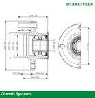 FAG 102073 Wheel Bearing and Hub Assembly - Rear - view 3